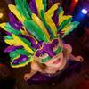 Mardi Gras Masque Colorful Feather Masquerade Masque For Women Venetian Carnival Costume For Prom Ball Halloween Party Cosplay