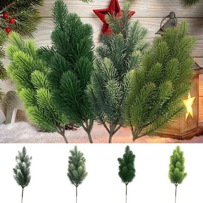 Künstliche PE Falsche Kiefernzweige Weihnachtsbaum Simulation Kiefer Künstliche Kiefernzweige Weihnachten