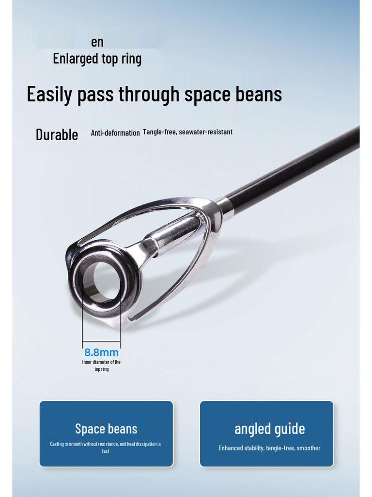 Ultra-Light Carbon Anchor Fishing Rod - Super Short, Super Hard, Big Fish Power