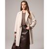 Sishui Nianhua Women's Elegant Mid-length Wool Coat