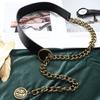 Slim Side Thin Waist Chain Adjustable Dress Chain Simple PU Leather Belt  Waist Accessories