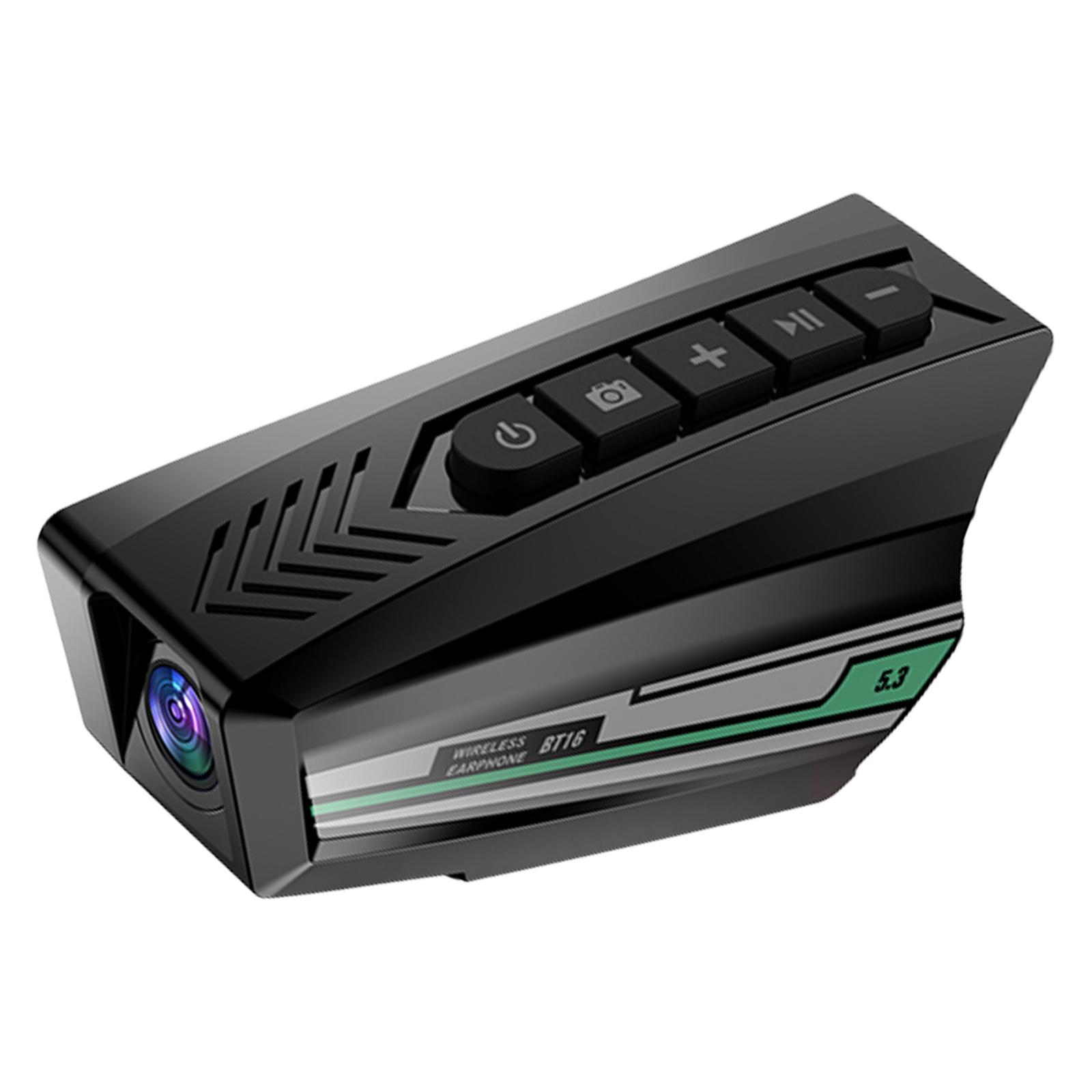 Мотошлем BT гарнитура с камерой 1080P Мотоциклетные наушники-динамики Водонепроницаемые для мотоциклов, катания на лыжах и велосипеда