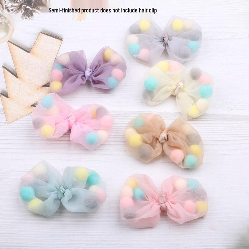 Frühlings-/Sommer Schleifen Haarspangen - Handgefertigte Koreanische Prinzessinnen Haarnadeln für Mädchen