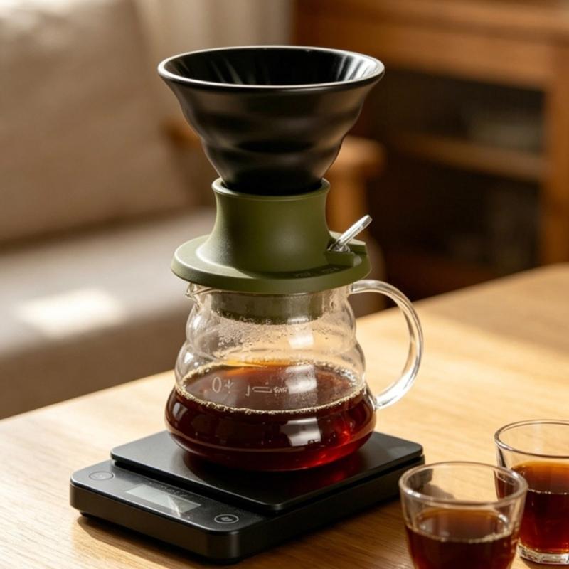 Efficient Coffee Dripper With Silicone Base And Fine Meshes Filter Office Coffee Equipment For Home Or Office Use