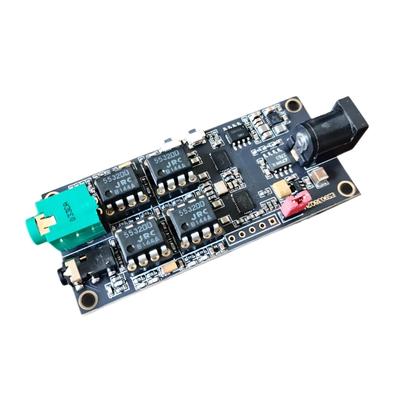 Placa Decodificadora de Entrada I2S DC5V-9V Chip Duplo ES9038Q2M Placa de Decodificação Adotando Amplificadores Operacionais Duplos para DIY