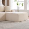 Modular Compression Sofa made of Chenille Fabric, filled with 30D High-Elastic Foam, Non-Slip Bottom, Ideal for Living Room and Other Rooms. BEIGE