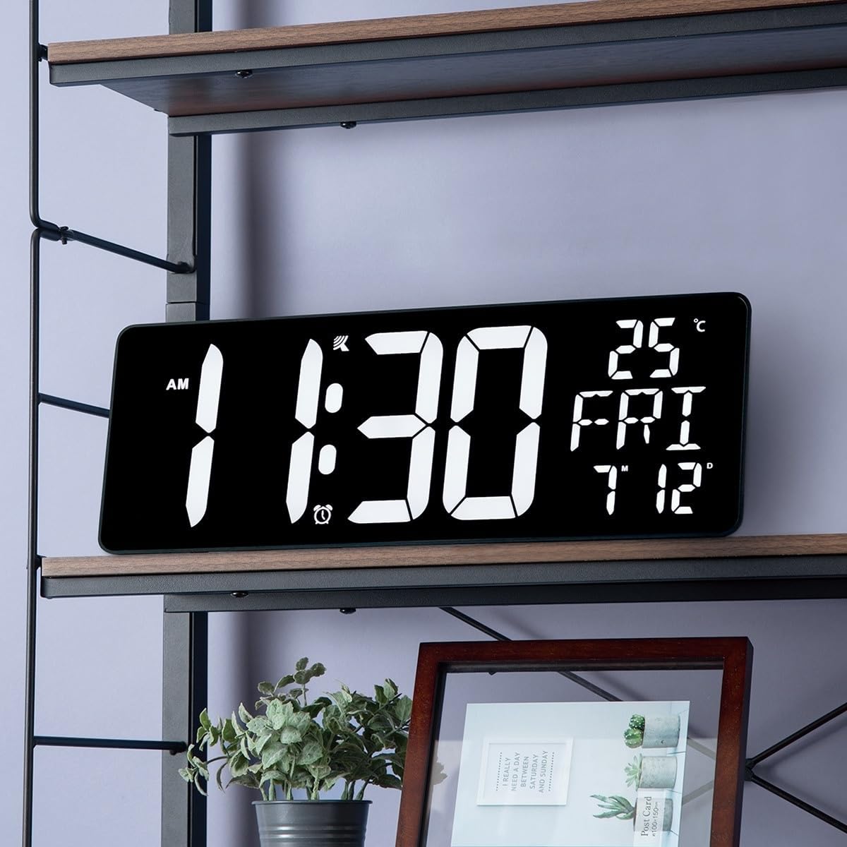 

Nitori Radio NITORI 8172691 LED Hanging Clock Daio