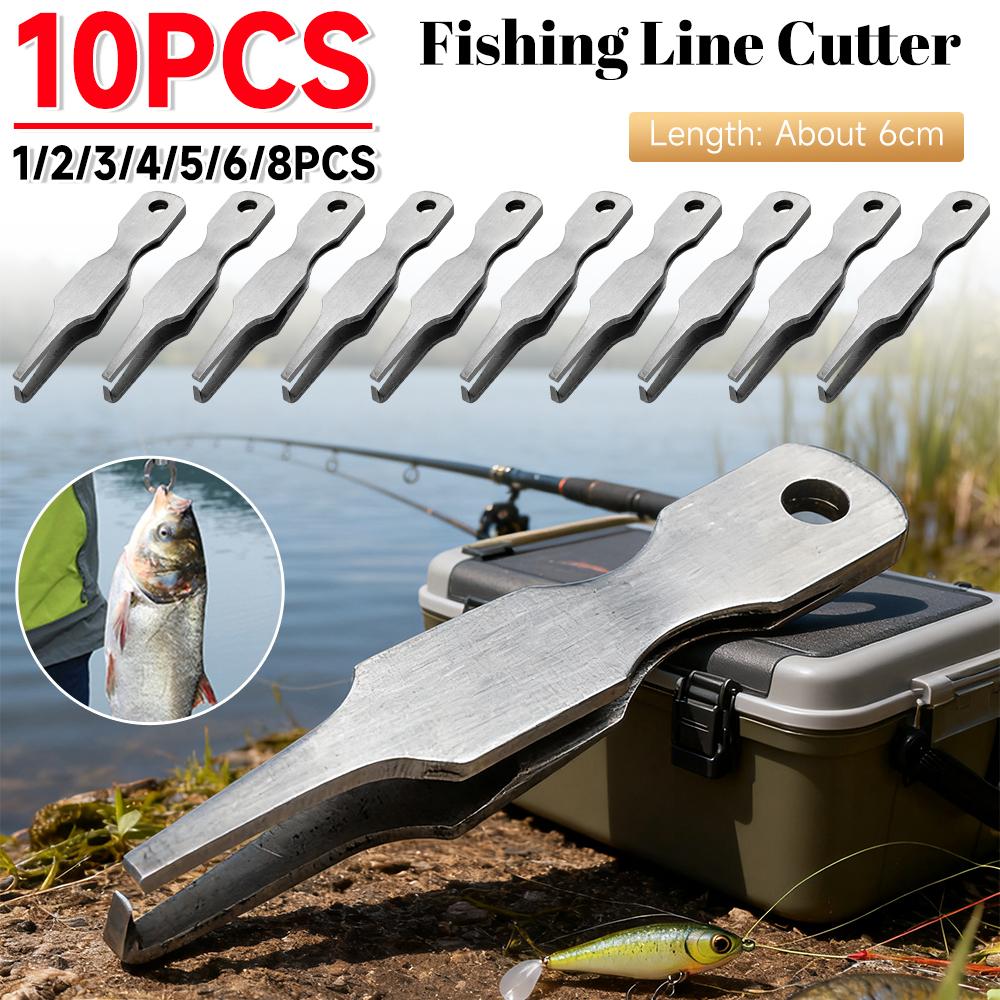 Multifunctional Fishing Line Tweezers Lure Ring Opener Line Cutter Quick Split Rings Stainless Steel Opener Tackle Accessories