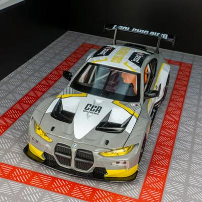 1:24 BMW M4 GT3 Sportwagenmodell aus Legierung, Spielzeugauto aus Metalldruckguss, Fahrzeugmodellsimulation, Ton und Licht, Pullback-Kollektion, Kindergeschenk