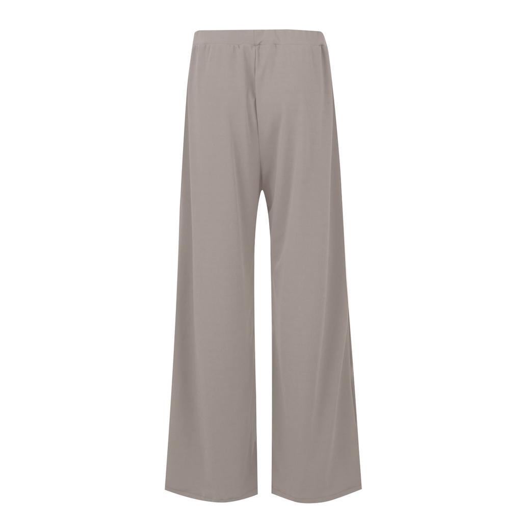 Women's Casual Sports Pants High Waist Slim Wide Leg Flared Color Slim Pants