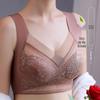 Seamless Lace Bralette: Women’s Supportive, No-Underwire, Uplift, Fixed Cup Design