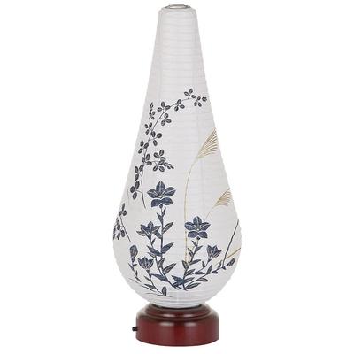 Buddhistischer Altarshop Takita Shoten Bon Laterne Mini Yuika 3 LED kabellos 3924 Höhe 30 cm x Breite 11 cm Standlaterne mit Zertifikatsnr.