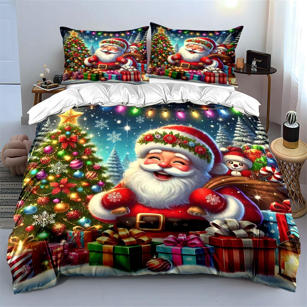 "Whimsical festive wonderland delight" Bedding sets Duvet covers Pillowcases(1* Duvet Cover 2* Pillowcases without duvet insert)