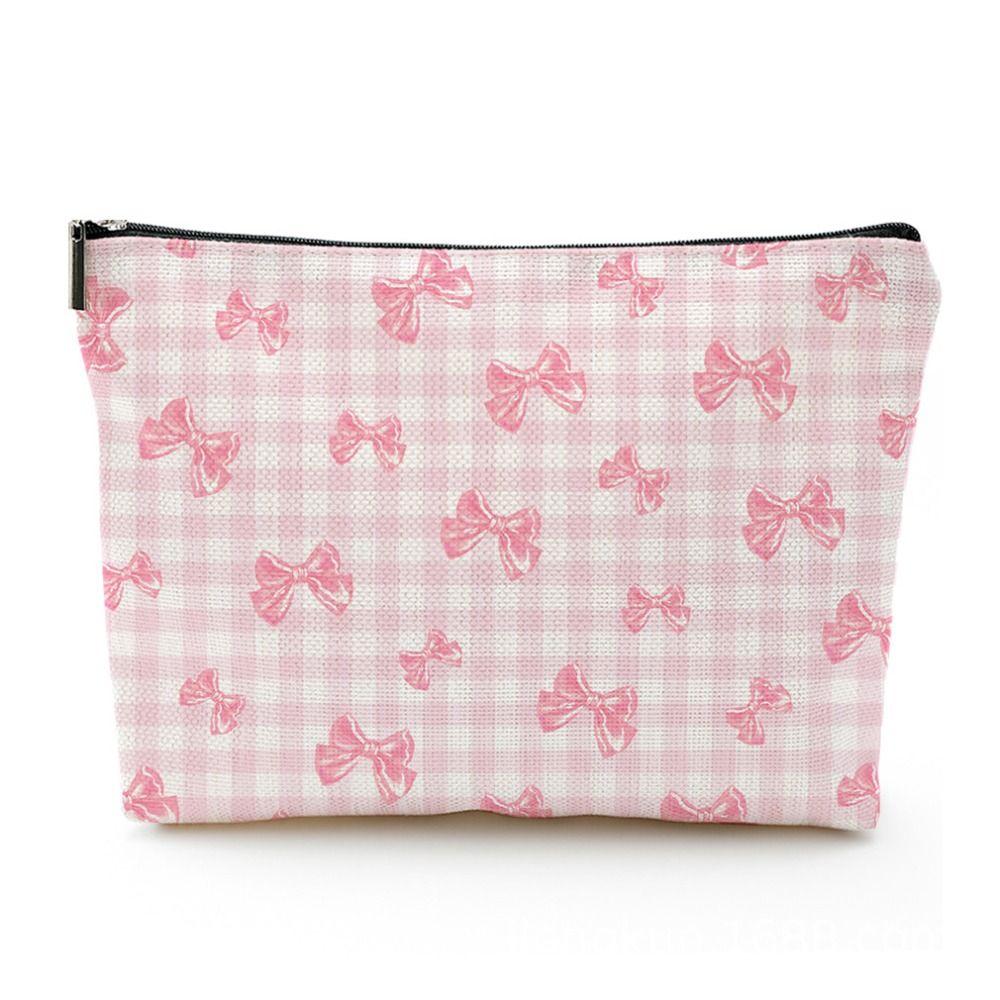 

Zipper Pouch Cosmetic Bags Portable Travel Toiletry Bag Gift for Girls Birthday Paty F