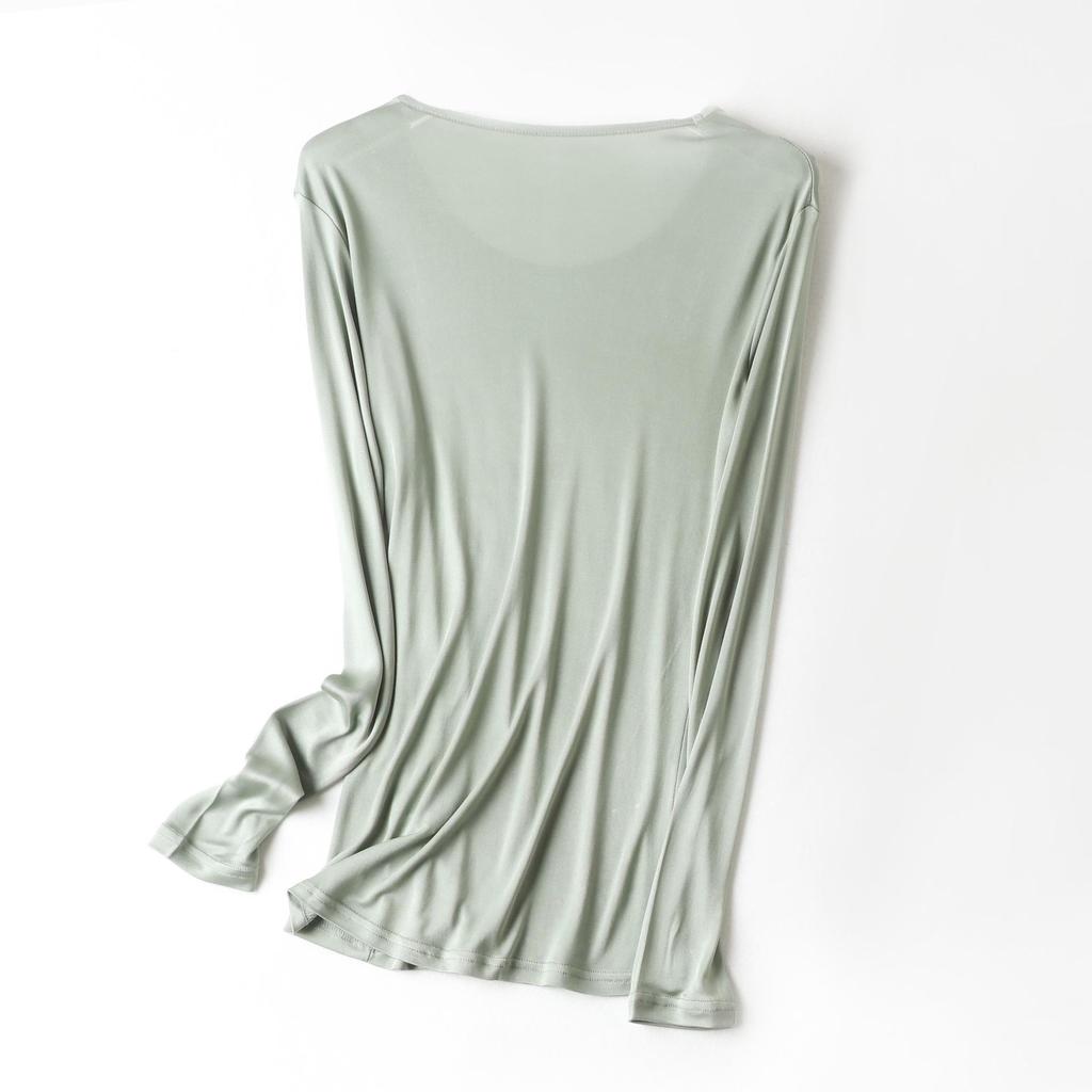 Yuyue Women's Mulberry Silk Thermal Underwear Set - Autumn & Winter Collection