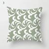 Exquisite Fresh Green Printing Pattern Cushion Cover for Home Living Room Sofa Decoration Pillow