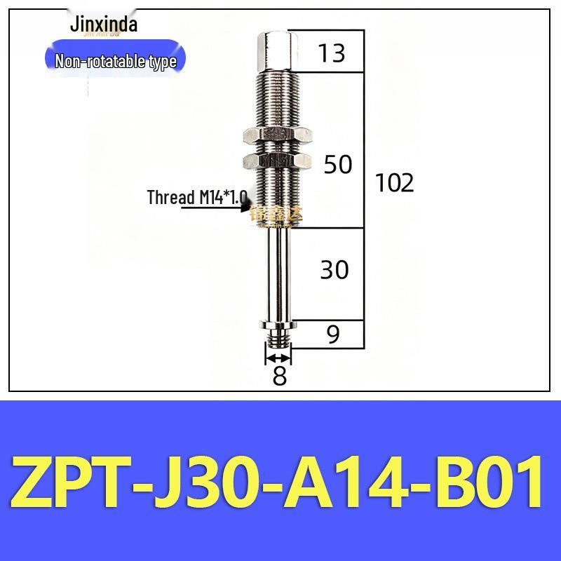 ZPT Vacuum Suction Cup Mini Fitting: Industrial Pneumatic Flat/Pointed Head Anti-Rotation Robotic Arm Holder.