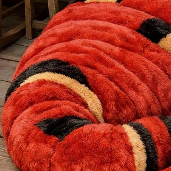 Plüsch-Umschlag-Schlafsack für Erwachsene Katze Frosch Hai Schlange Kaninchen Schlummerbeutel Zuhause Reise Kaltes Wetter Männer Frauen Plüschtier Nickerchenmatte