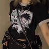 Women's Two-Dimensional Sweet and Cool Patchwork Short-Sleeve Streetwear Top - Summer Trendy Ins Style