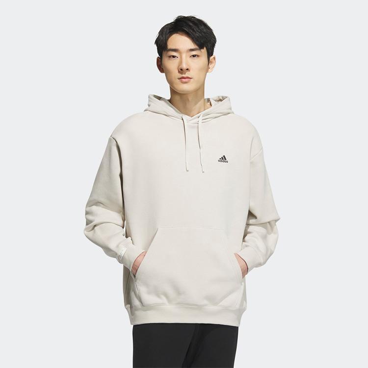 Adidas Solid Color Hooded Casual Long Sleeve Sweatshirt Unisex Sweatshirt Phosphor-Brown IV7584