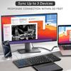 Foldable Keyboard BT3.0 Wireless With Integrated Touchpad And Numpad Long Battery Service For 30Hrs Uninterrupted Work