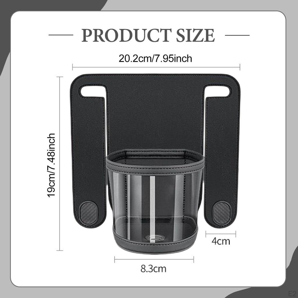 Headrest Cup Holder Car Shopping Bags with Hooks Backseat Organizer