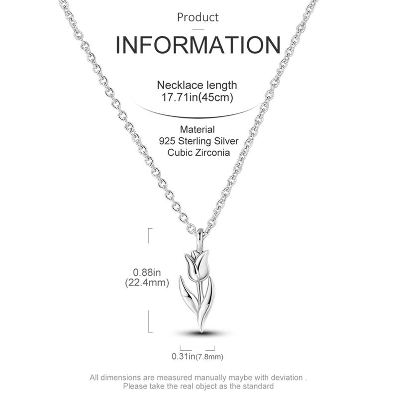 925 Silver Necklaces Heart Simple Irregular Trendy Simple Necklaces for Women Gift Party Jewelry Gift