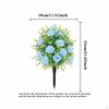 Artificial Commemorative Flower with A False Stake -based Plant at The Table of