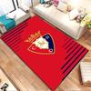 Red Lion Heraldic Emblem Rug Patterned Carpet, Non Slip Mat Suitable for Living Room and Bedroom Sofas