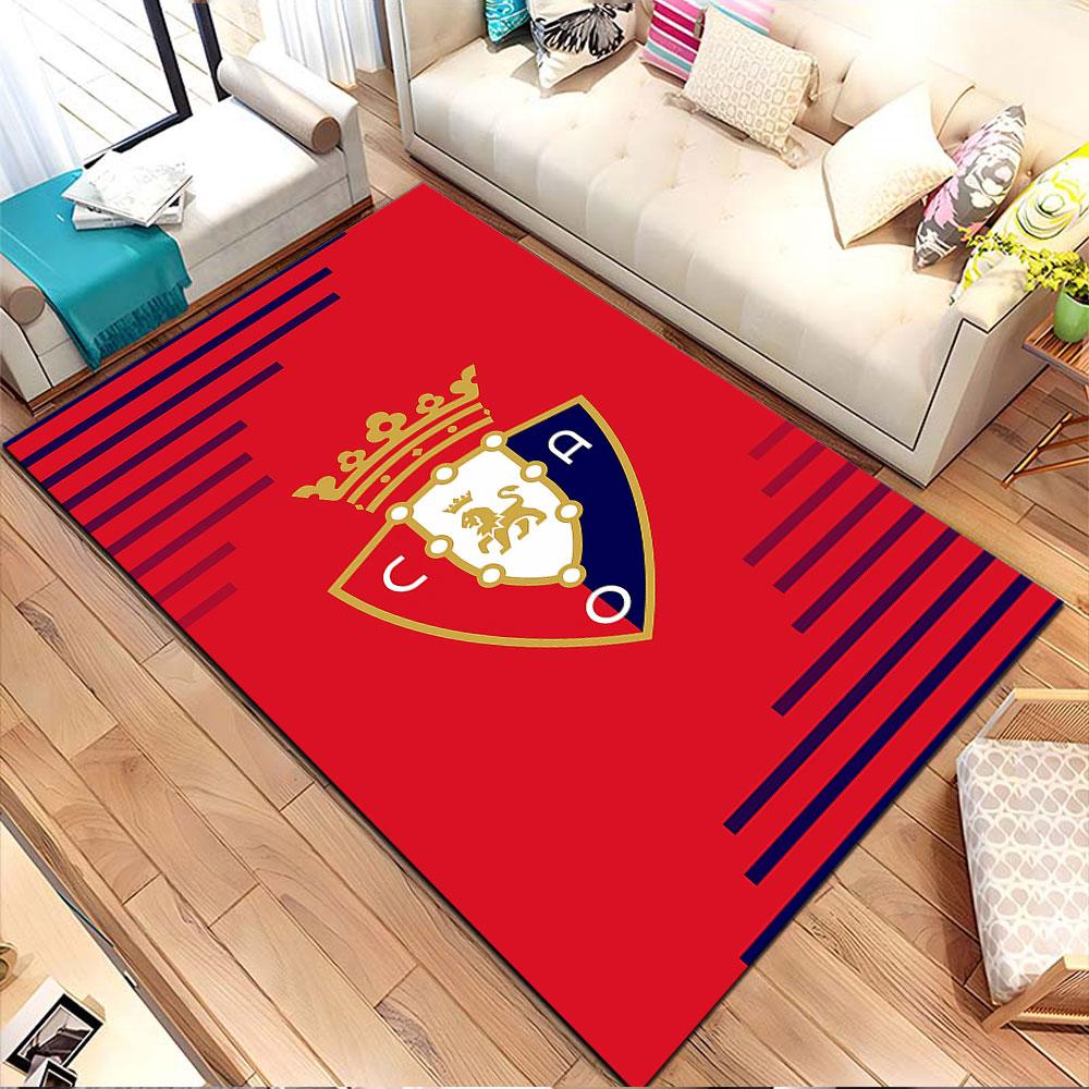 Red Lion Heraldic Emblem Rug Patterned Carpet, Non Slip Mat Suitable for Living Room and Bedroom Sofas