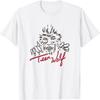 Teen Wolf Retro Vintage Eighties Werewolf Line Art Logo T-Shirt