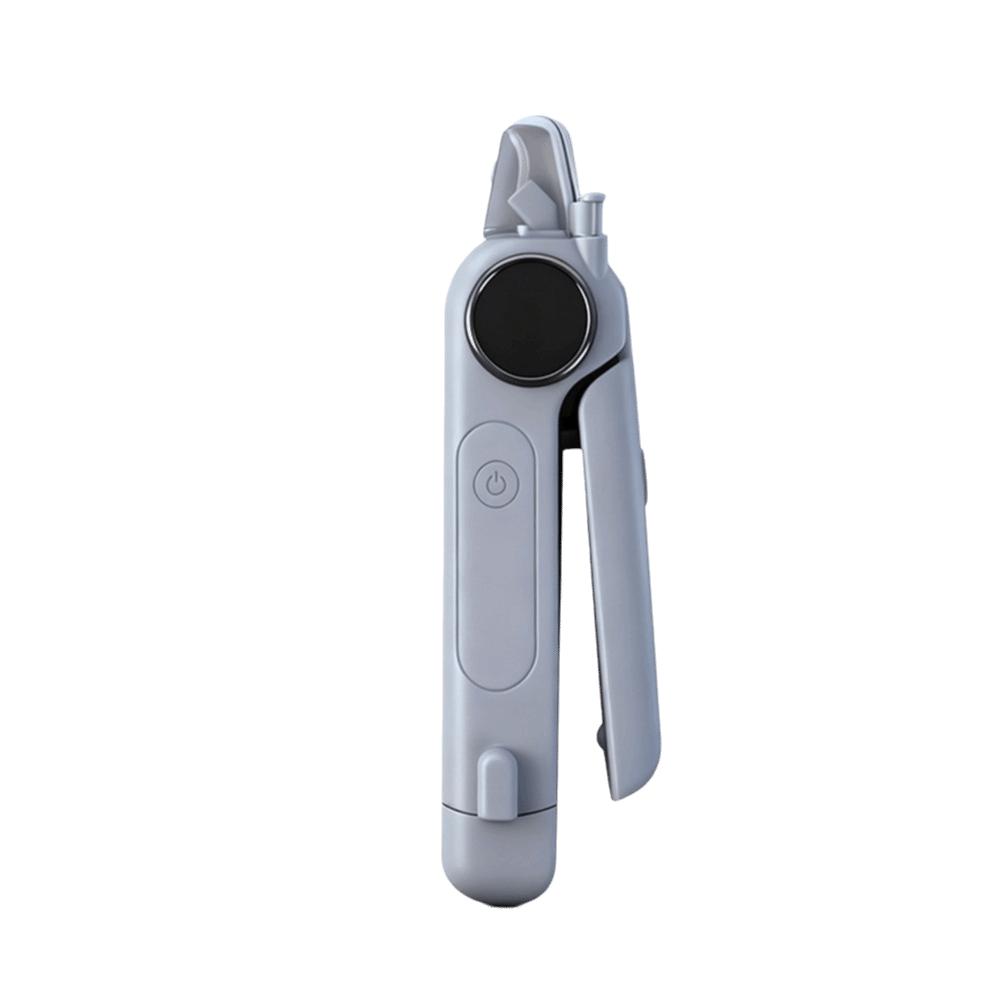 2-in-1 Cat Nail Grinder Quiet Operation LED Dog Nail Trimmer USB Rechargeable Splash Guard Nail Grooming Tool