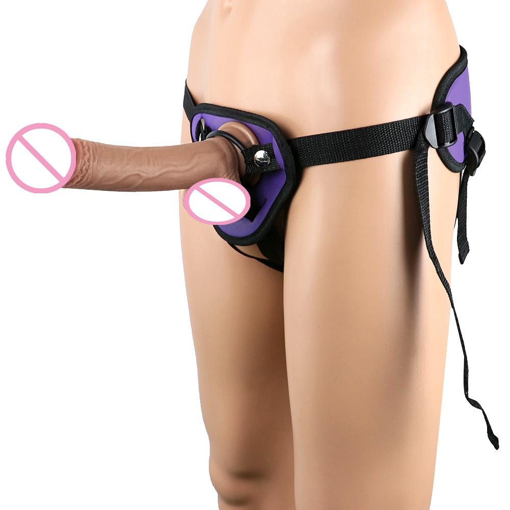 Liquid Silicone Dildo Female Masturbator Adult Soft Anal Plug Wearing Dildo Sexual Products