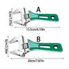 6/8inch Adjustable Wrench Professional Shifters Spanner with Wide Calibers Opening for Household