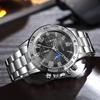 Luxury Large Dial Mens Quartz Watch Fashion Men Business Wristwatches Reloj Hombre