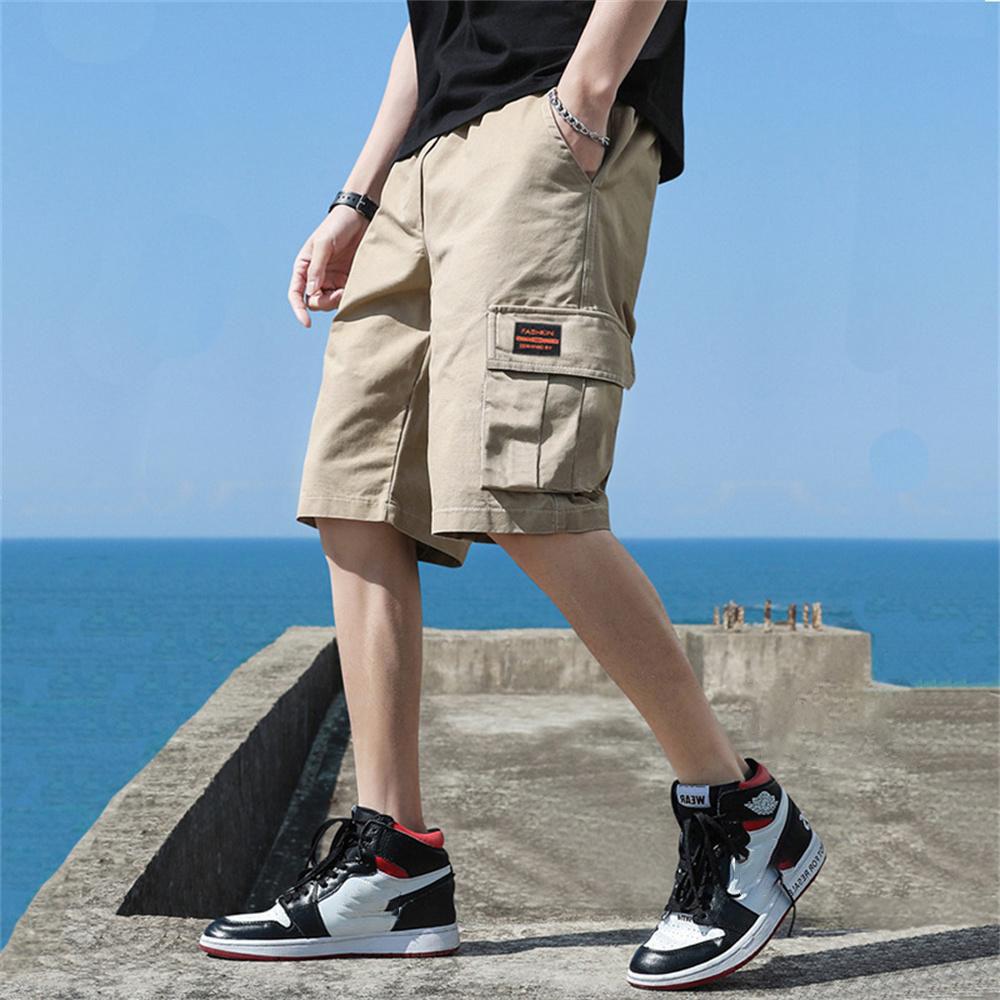 Keep Health Care Casual Heren Cargo Shorts met Rechte Pasvorm, Letterprint en Meerdere Zakken, Verkrijgbaar in Maten M-5XL voor de Zomer XL