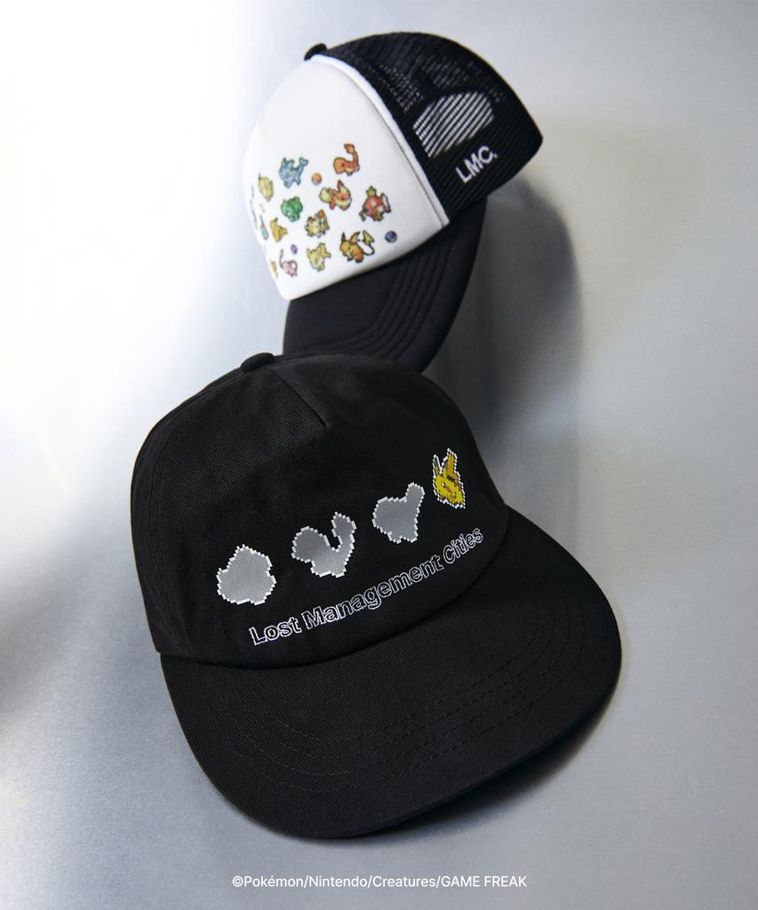 LMC Pokémon Pixel Art Multi Trucker Cap Black