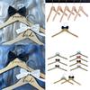 Elegant Wedding Garment Hanger Wood Frame Clothes Hanger MultiFunctional Hook For Bridal Shower Bride Grooms Use 2PCS