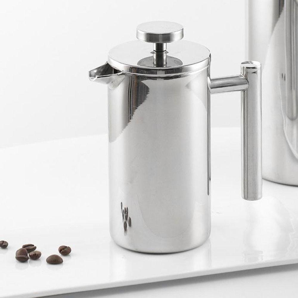 350ml French Press Kaffeebereiter Doppelwandige Kaffeepresse Filterkanne Brüh-Teekanne Für Zuhause