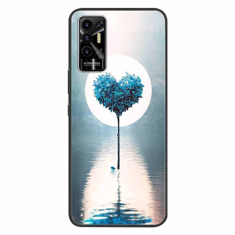 For Tecno Pova 2 Case Pova2 Shockproof Soft silicone TPU Back Cover For Tecno Pova 2 Phone Cases Pova2 2021 Case Cute Cartoon
