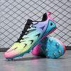 Herren Damen Laufschuhe mit Spikes Professionelle Laufschuhe Sprintschuhe Weiches Feld Rutschfest Athletische Nägel Rennen Rennsport Weitsprung Leichtgewicht