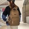 Schoolbag Japanese Backpack, New Large-capacity Lightweight Casual School Backpack for Middle School Students, Stylish and Minimalist Plaid Backpack