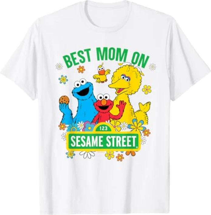 Sesame Street Mother s Day Best Mom On Sesame Street T-Shirt 4XL