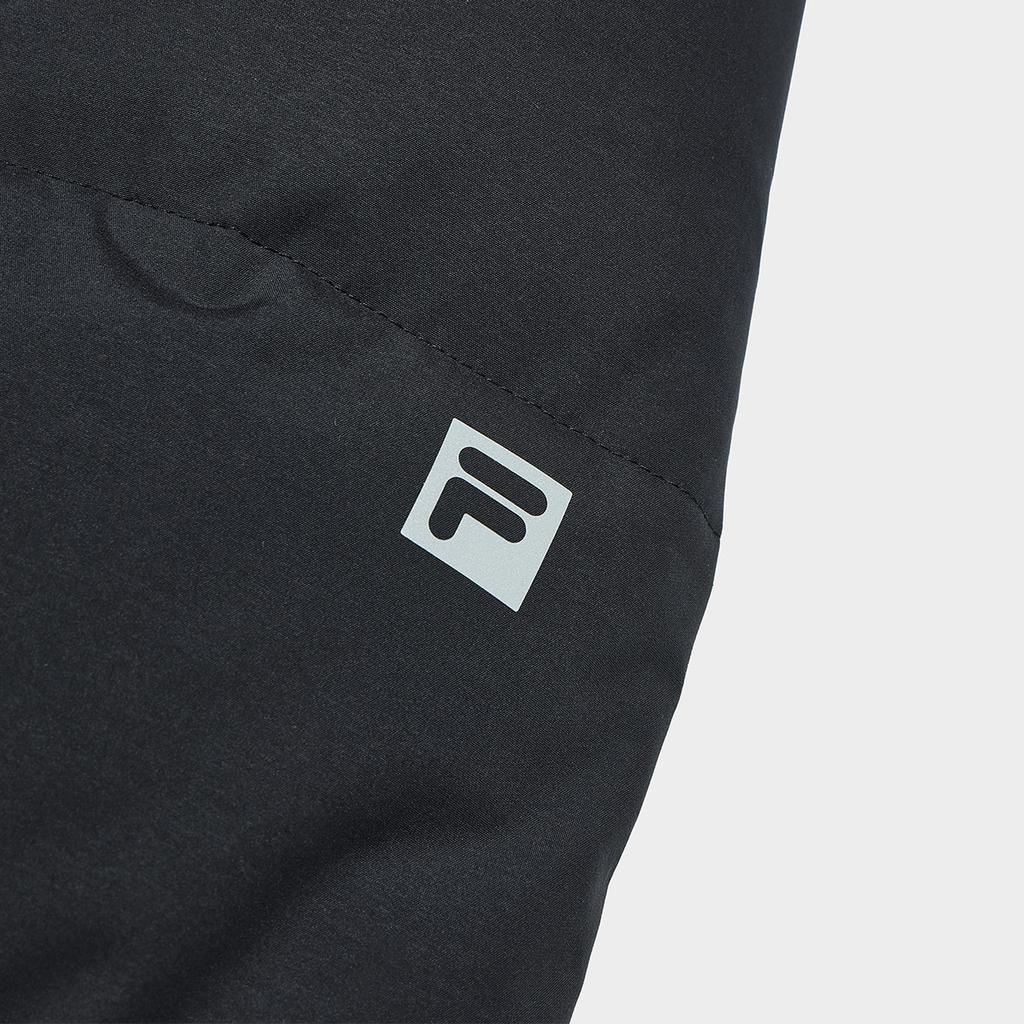 FILA Official 2023 Winter New Down Jacket Basic Fitness Sports Hooded Warm Coat Men outerwear Deep-Black A11M341915F-BK