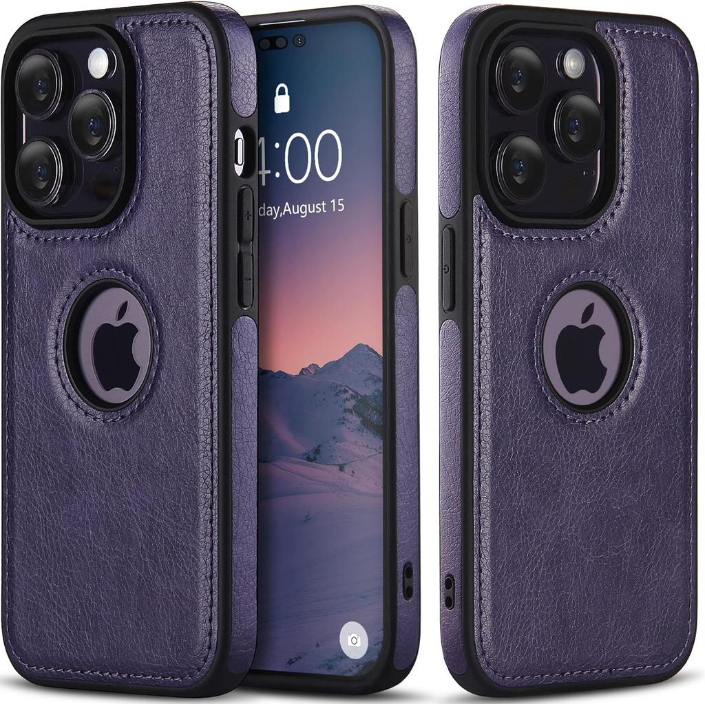 Luxury Business Soft Leather Phone Case for IPhone 15 14 13 12 11 Pro Max Mini X XS XR 7 8 Plus Shockproof Protective Cover