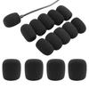 10PCS Replacement Mini Windshield Foam Cover Accessories Headset Mic Foam Protector Cover MKFPJ03