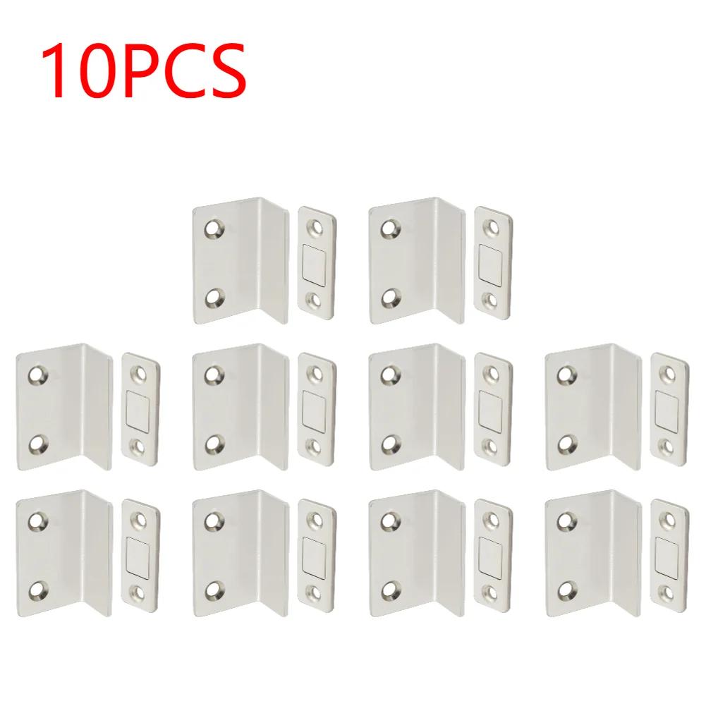 20-1 Stück Starker Türschließer Tür-Magnet Möbel Schrank Schrank Magnetischer Türfang Riegel Stanzfrei Schranktürschließer