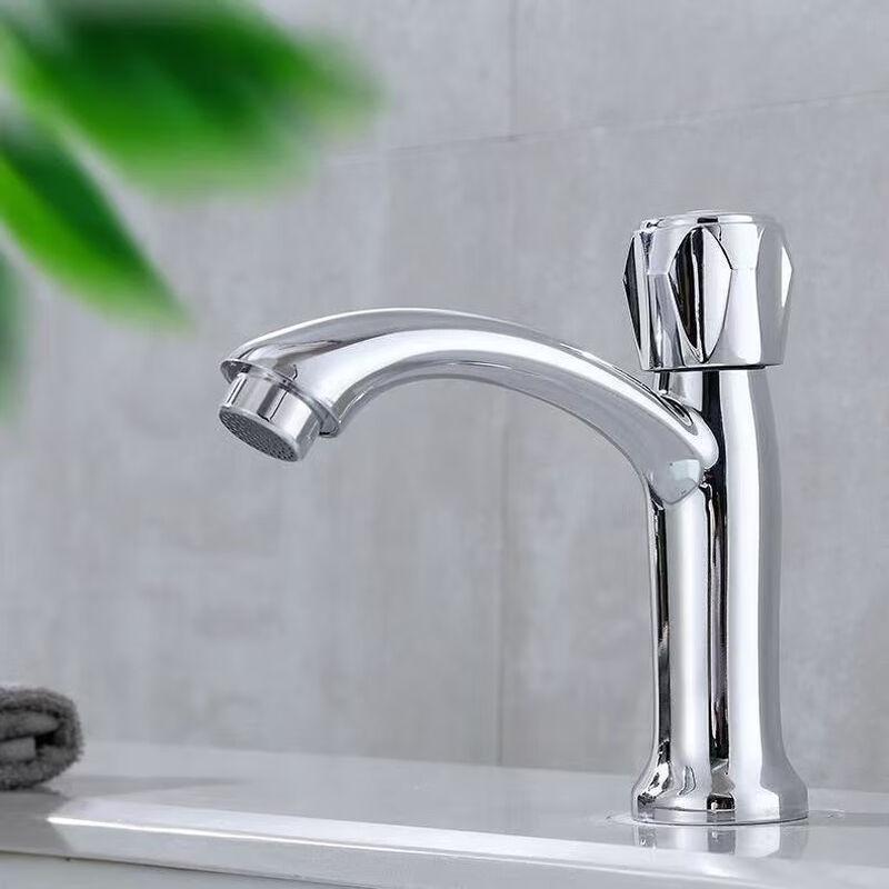 TLXT Brass Deck-Mounted Single Cold Basin Faucet