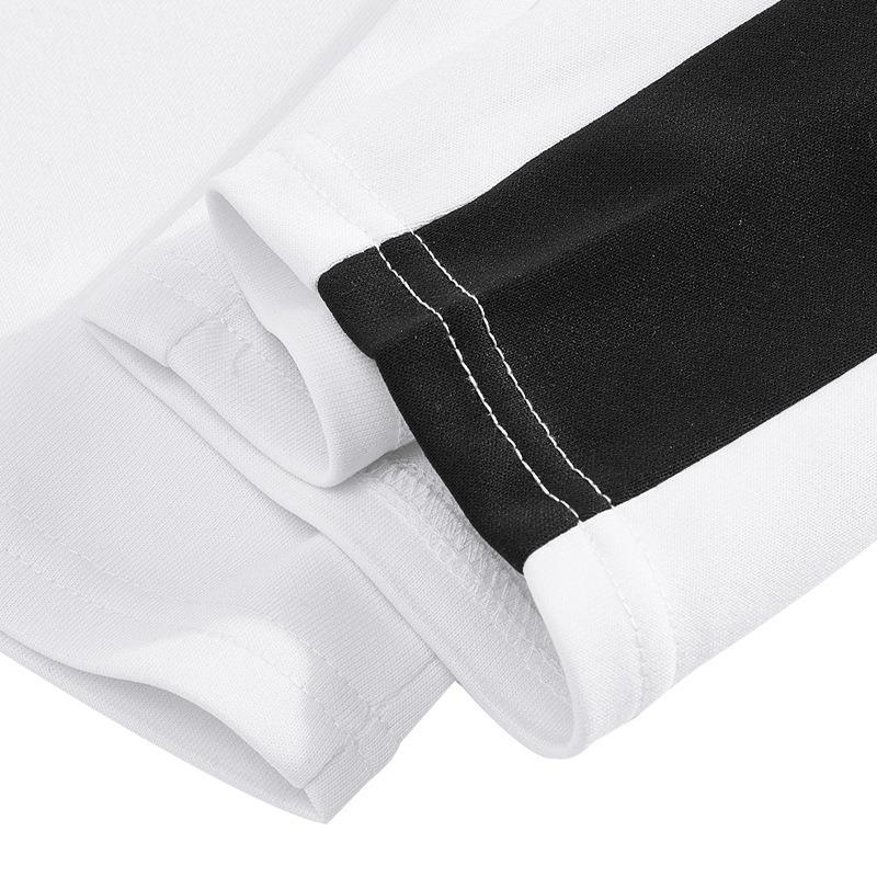 Men S Loose Straight Color Block Casual Sports Track Pants