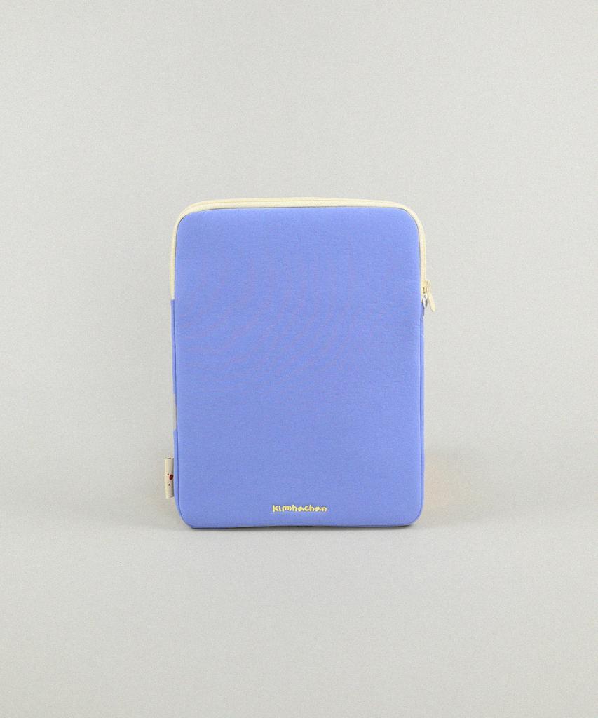Kimhachan Pupi Pattern Ipad Pouch - Lilac
